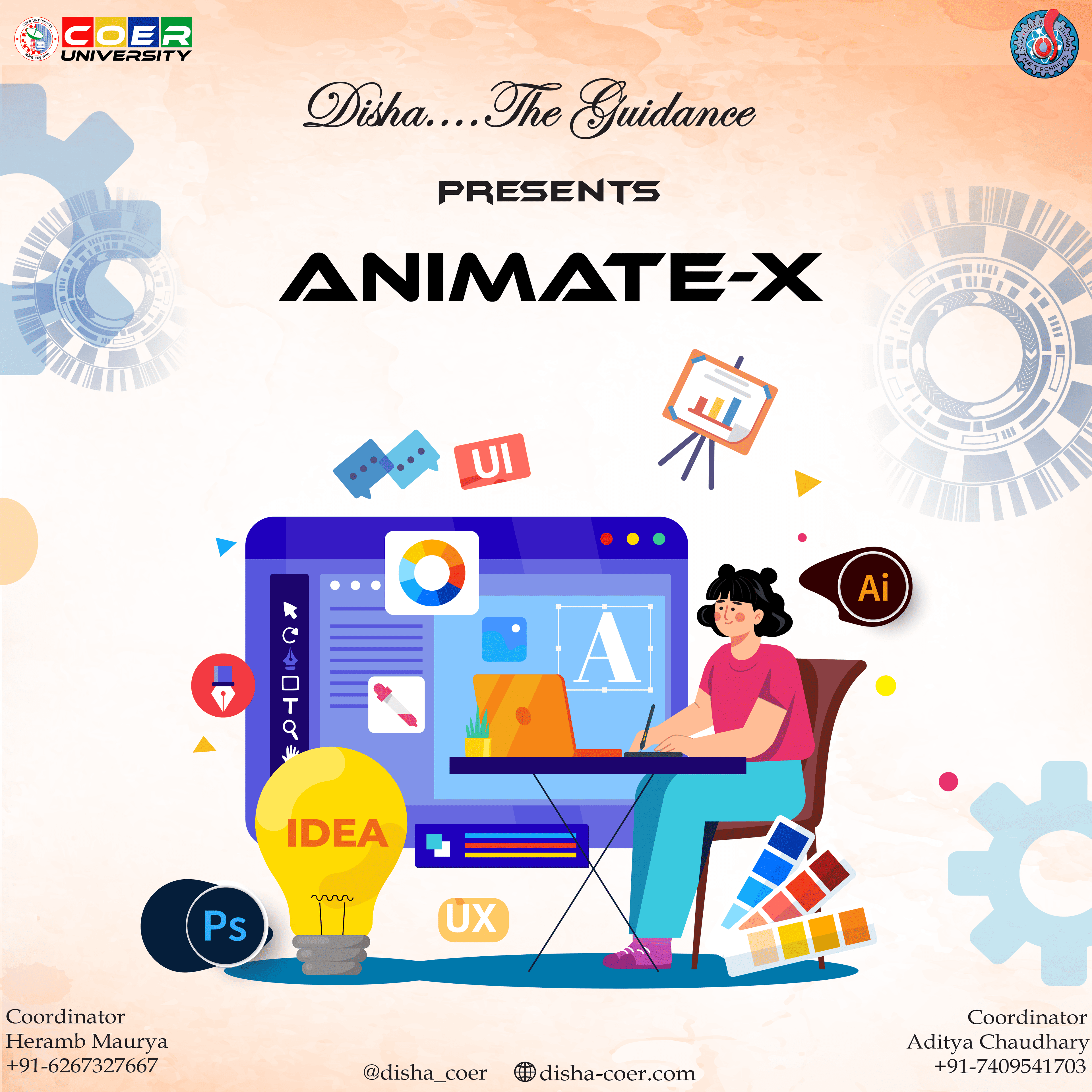 AnimateX - UI/UX Poster Design Competition